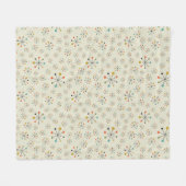 Couverture Polaire Motif inspiré atomique de la moitié du siècle (Devant (Horizontal))