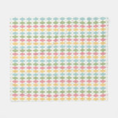 Couverture Polaire Motif Jacquard Pastel (Devant (Horizontal))