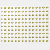 Couverture Polaire Motif jaune (Devant (Horizontal))