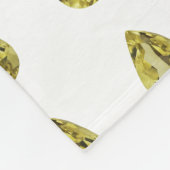 Couverture Polaire Motif jaune (Coin)