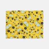 Couverture Polaire Motif jaune de taxi (Devant (Horizontal))