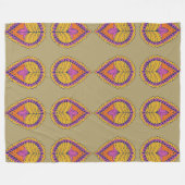 Couverture Polaire Motif juif marocain (Devant (Horizontal))