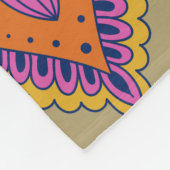Couverture Polaire Motif juif marocain (Coin)