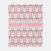 Couverture Polaire Motif Lace Pink Ballerina (Devant)