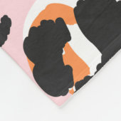 Couverture Polaire Motif léopard sans soudure. Texture leo classique. (Coin)