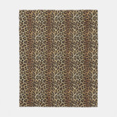 Couverture Polaire Motif léopard, tigre, peau de léopard, tendance, (Devant)