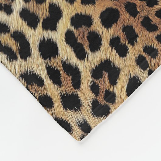 Couverture Polaire Motif léopard, tigre, peau de léopard, tendance, (Coin)