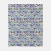 Couverture Polaire Motif Libellule (Devant)