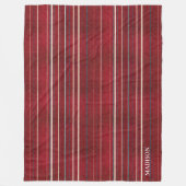 Couverture Polaire Motif lignes (Devant)