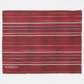 Couverture Polaire Motif lignes (Devant (Horizontal))