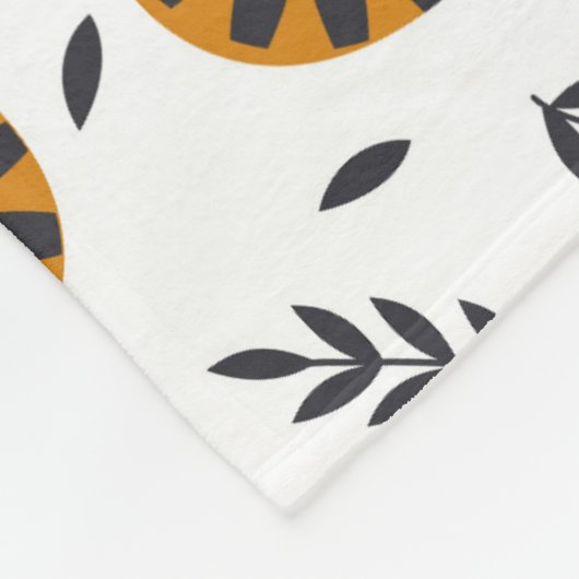 Couverture Polaire Motif Lion Jungle avec nom enfant (Coin)