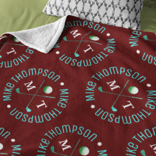 Couverture Polaire Motif Logo moderne pour un Golf-Player élégant