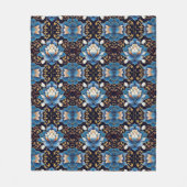 Couverture Polaire Motif Lotus (Devant)