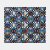 Couverture Polaire Motif Lotus (Devant (Horizontal))