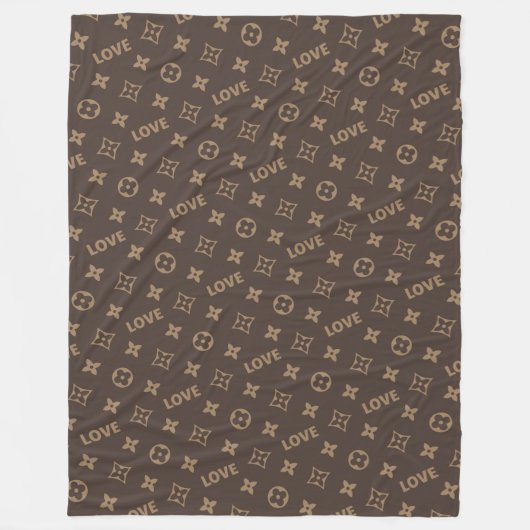 Couverture Polaire Motif Louis Vuitton (Devant)