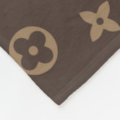 Couverture Polaire Motif Louis Vuitton (Coin)