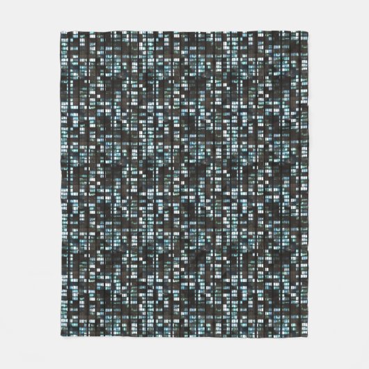 Couverture Polaire Motif lumineux de fenêtres (Devant)