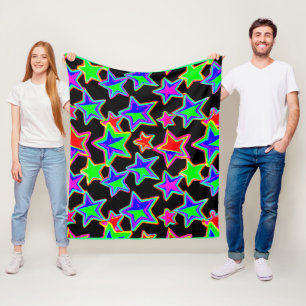 Couverture Polaire Motif lumineux Neon Starlight