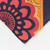 Couverture Polaire Motif magique Fleurs (Coin)