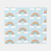Couverture Polaire Motif magique Rainbow Kids (Devant (Horizontal))