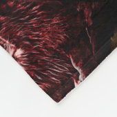 Couverture Polaire Motif Majestic Trio Lions (Coin)