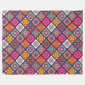 Couverture Polaire Motif Mandala (Devant (Horizontal))
