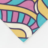 Couverture Polaire Motif Mandala (Coin)