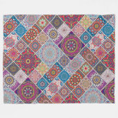 Couverture Polaire Motif Mandala (Devant (Horizontal))