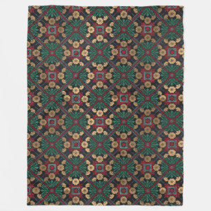 Couverture Polaire Motif Mandala/Carrelage marocain