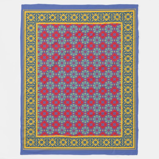 Couverture Polaire Motif médiéval (Devant)