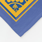 Couverture Polaire Motif médiéval (Coin)
