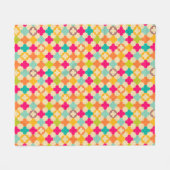 Couverture Polaire Motif médiéval vintage de rosette (Devant (Horizontal))
