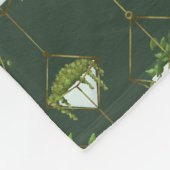 Couverture Polaire Motif ménager à accrochage géométrique (Coin)