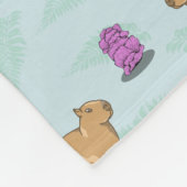 Couverture Polaire Motif mignon capybara (Coin)