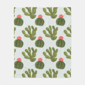 Couverture Polaire Motif mignon de cactus de la collection | de (Devant)