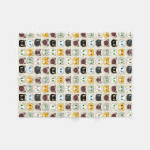 Couverture Polaire Motif mignon de chats (Devant (Horizontal))