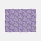 Couverture Polaire Motif mignon de lévrier (Devant (Horizontal))