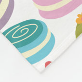 Couverture Polaire Motif mignon de Macarons (Coin)