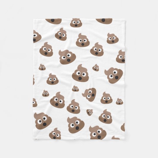Couverture Polaire Motif mignon d'Emoji de dunette (Devant)