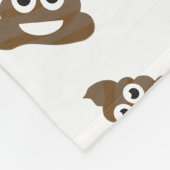 Couverture Polaire Motif mignon drôle d'Emoji de dunette (Coin)