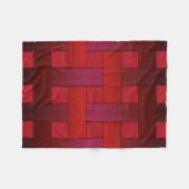 Couverture Polaire Motif moderne abs en soie rouge transparente doubl (Devant (Horizontal))