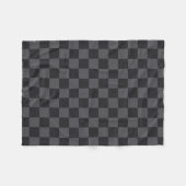 Couverture Polaire Motif moderne croate en gris noir (Devant (Horizontal))