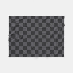 Couverture Polaire Motif moderne croate en gris noir