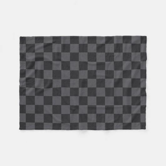 Couverture Polaire Motif moderne croate en gris noir (Devant (Horizontal))
