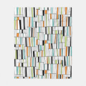 Couverture Polaire Motif moderne du milieu du siècle (Devant)