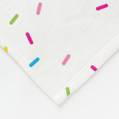 Couverture Polaire MOTIF MODERNE mignon arc coloré arcs (Coin)