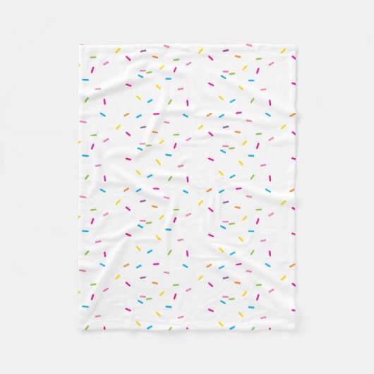 Couverture Polaire MOTIF MODERNE mignon arc coloré arcs (Devant)