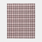 Couverture Polaire Motif moderne rouge et noir (Devant)