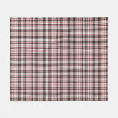 Couverture Polaire Motif moderne rouge et noir (Devant (Horizontal))