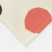 Couverture Polaire Motif moderne sans couture avec rayures et points (Coin)